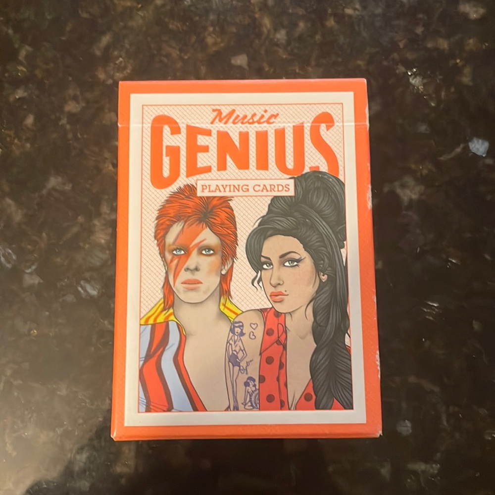 Music Genius Playing Cards